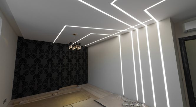 Световые линии на потолке: создание уникального дизайна помещения